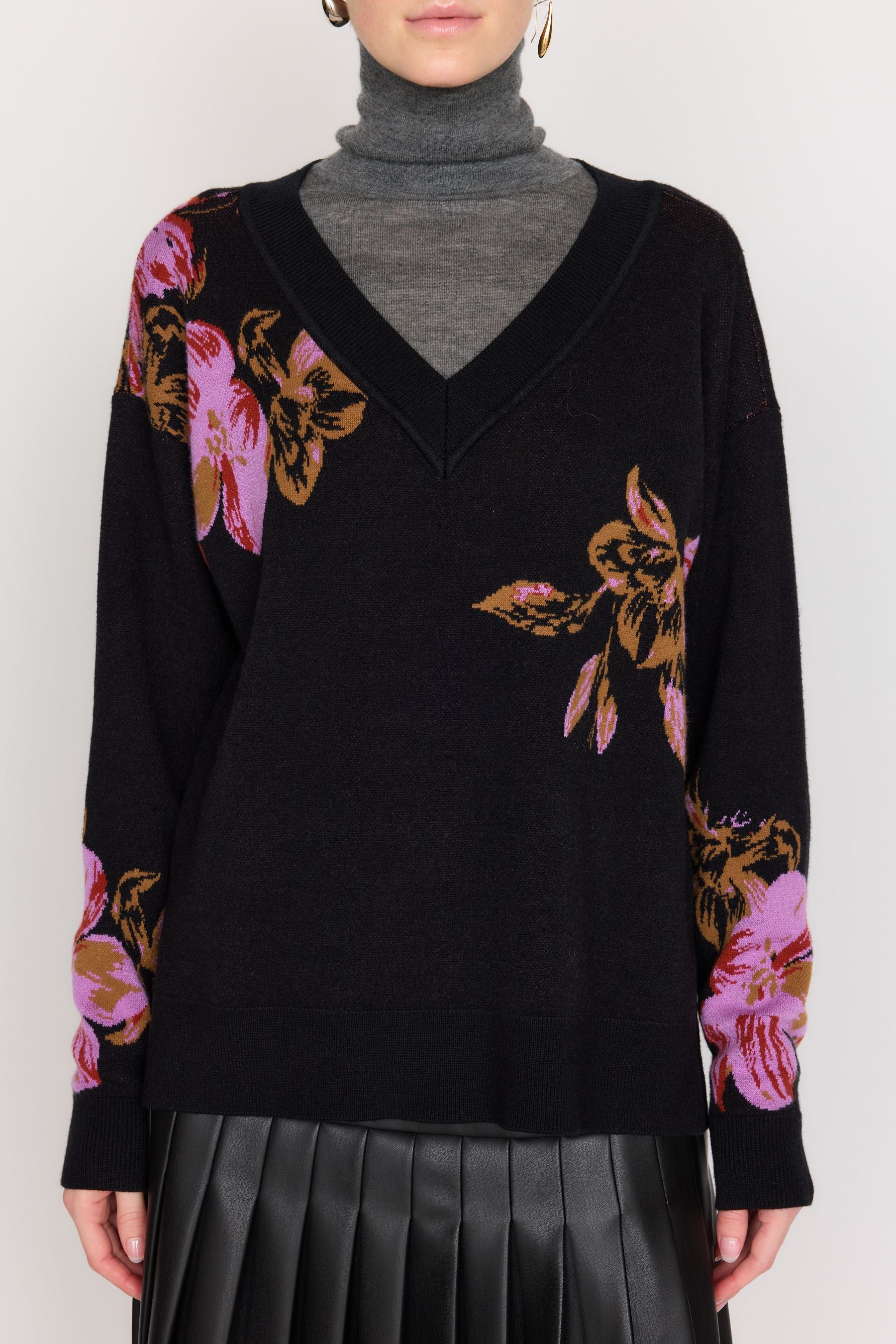 Allison Sweater - Evening Lily