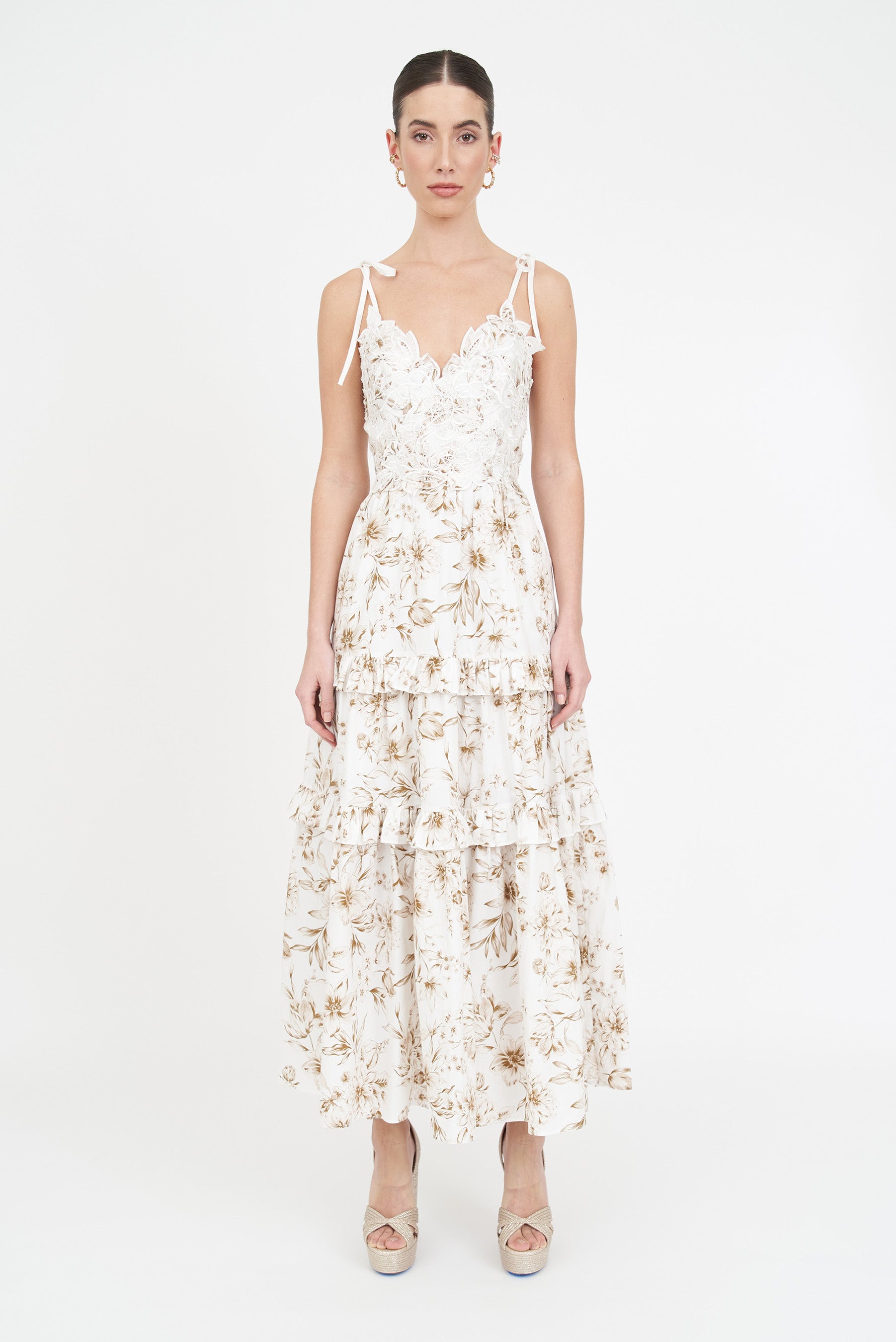 Sammi Dress - Ivory Magnolia
