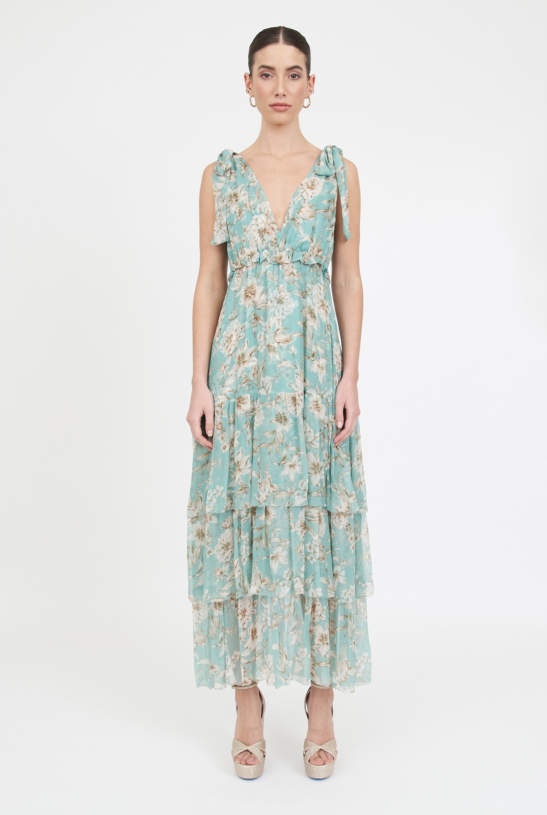 Alexa Dress - Turquoise Magnolia
