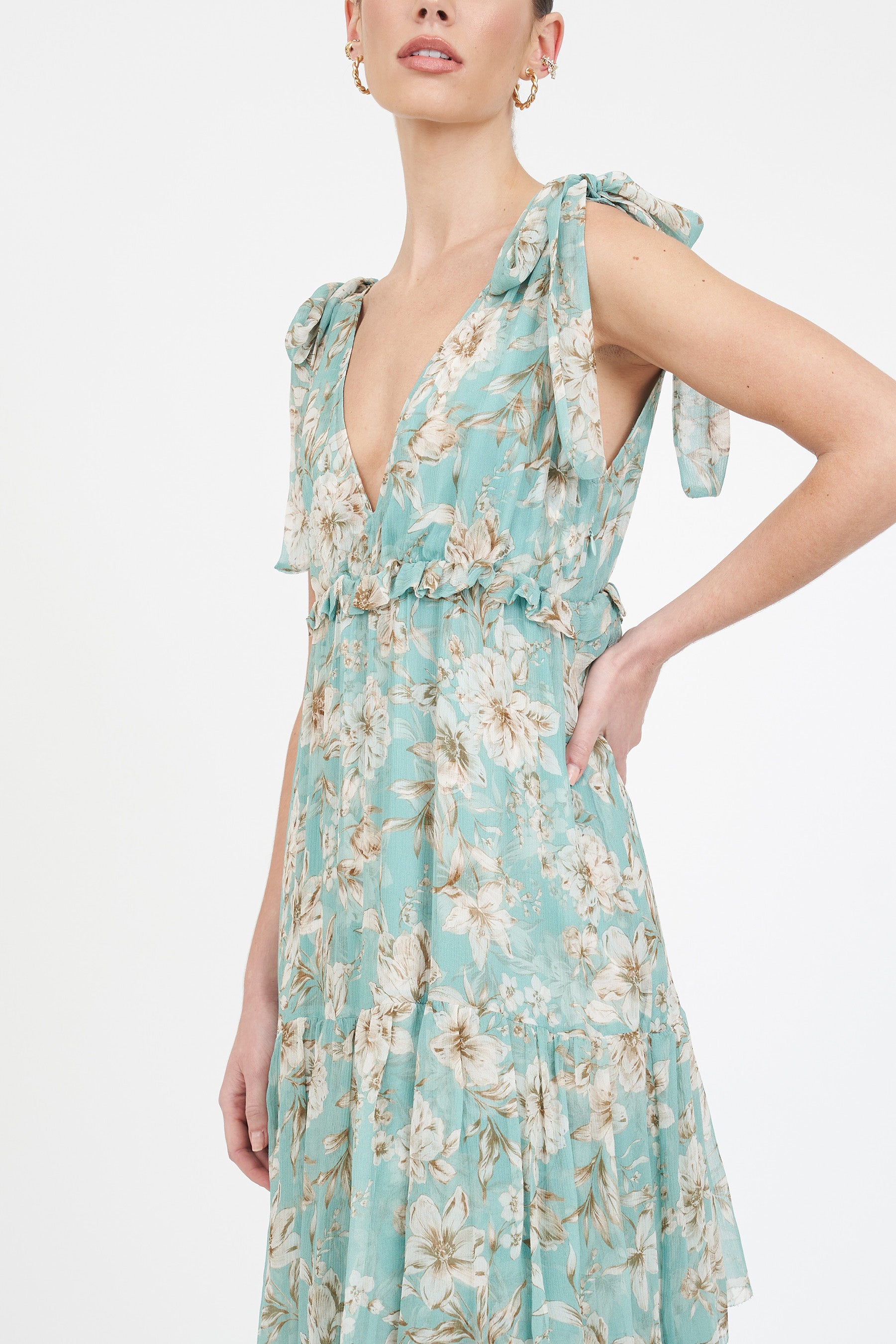 Alexa Dress - Turquoise Magnolia