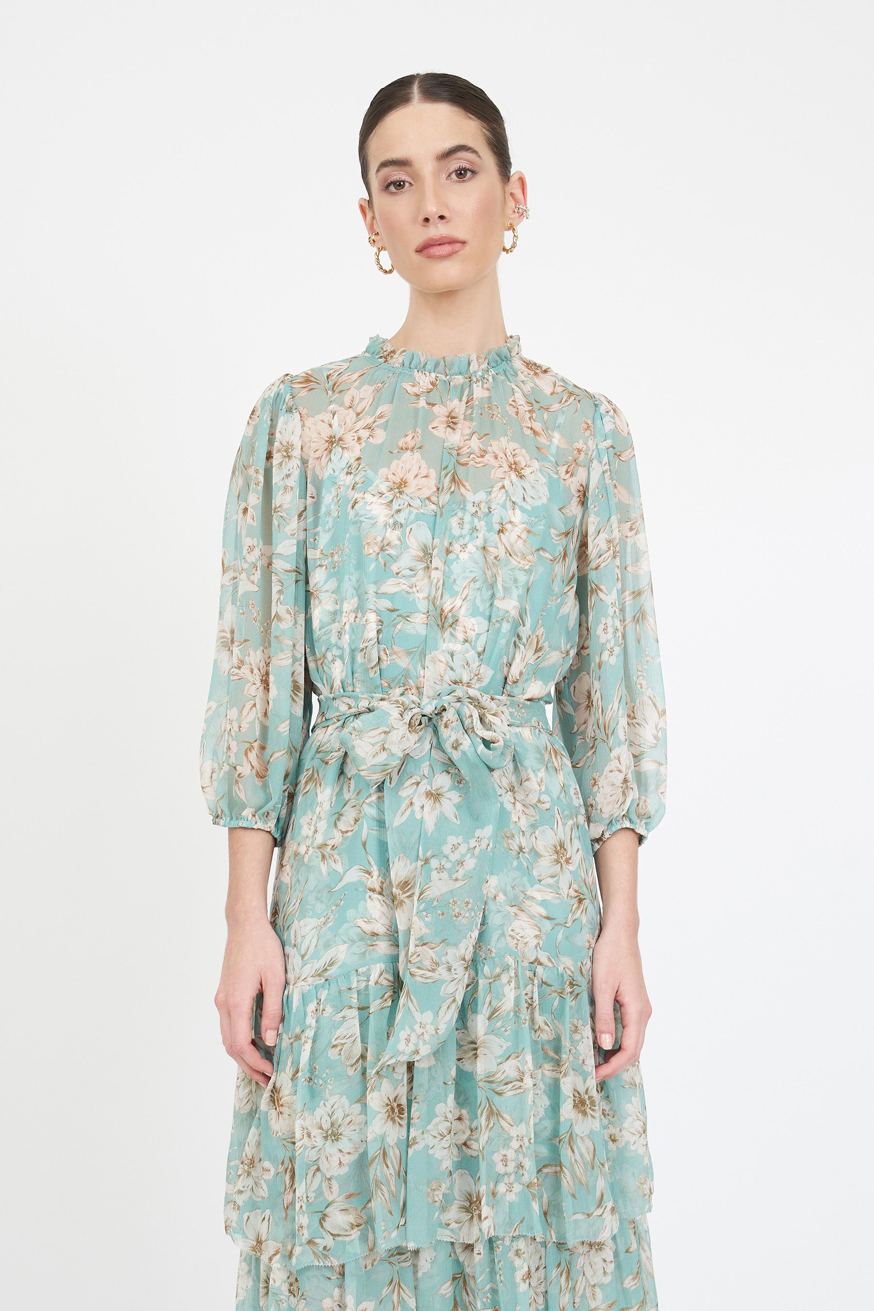 Sara Dress - Turquoise Magnolia