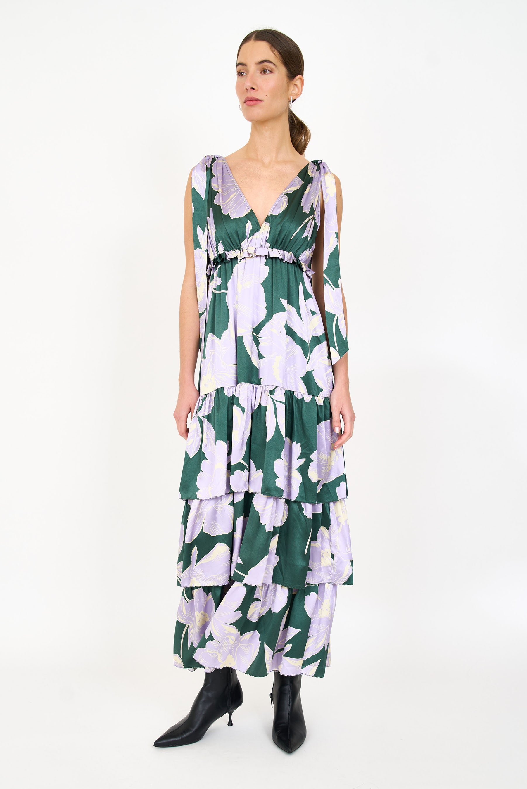 Alexa Dress - Green Blossom