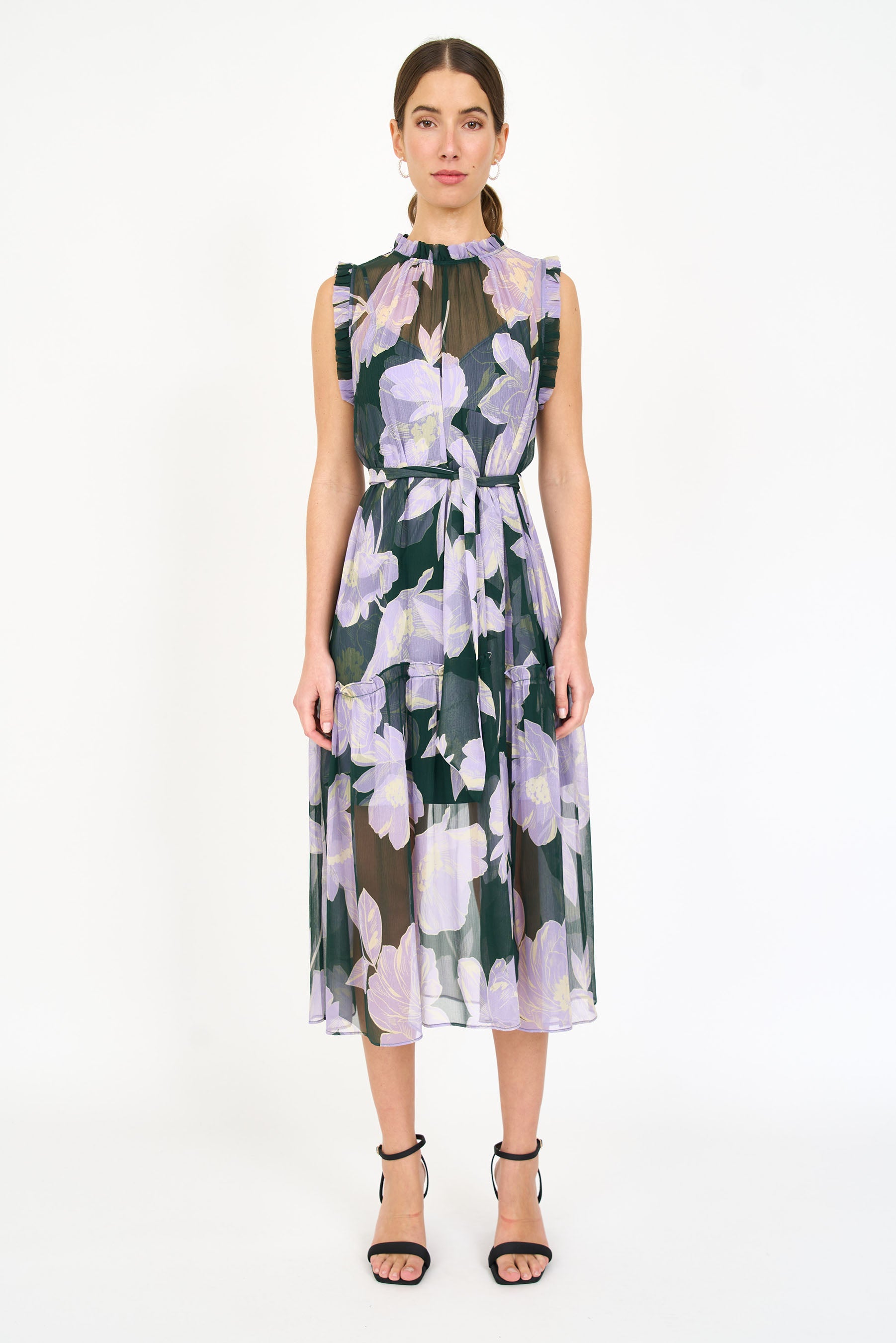 Gemma Dress - Green Blossom