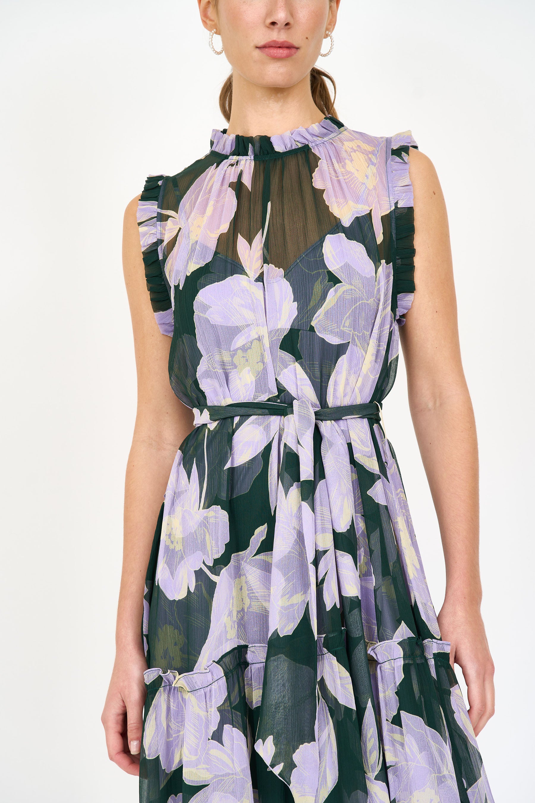 Gemma Dress - Green Blossom