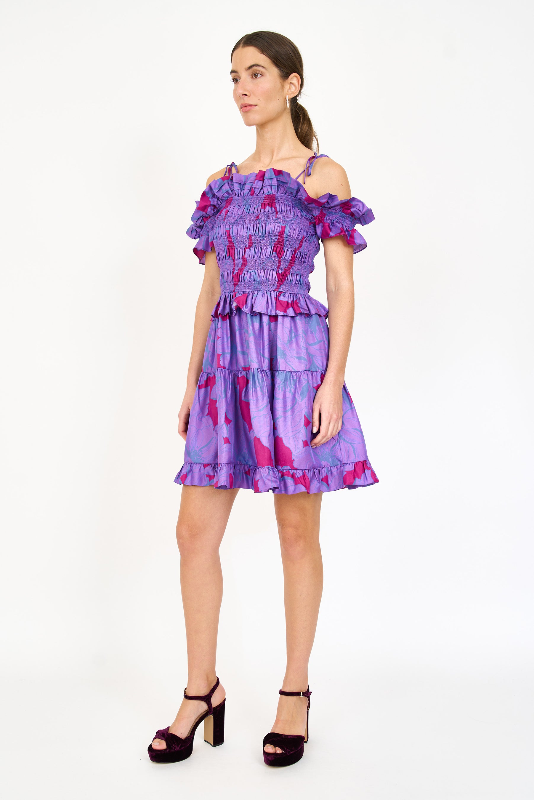 Carlotta Dress - Vibrant Bloom