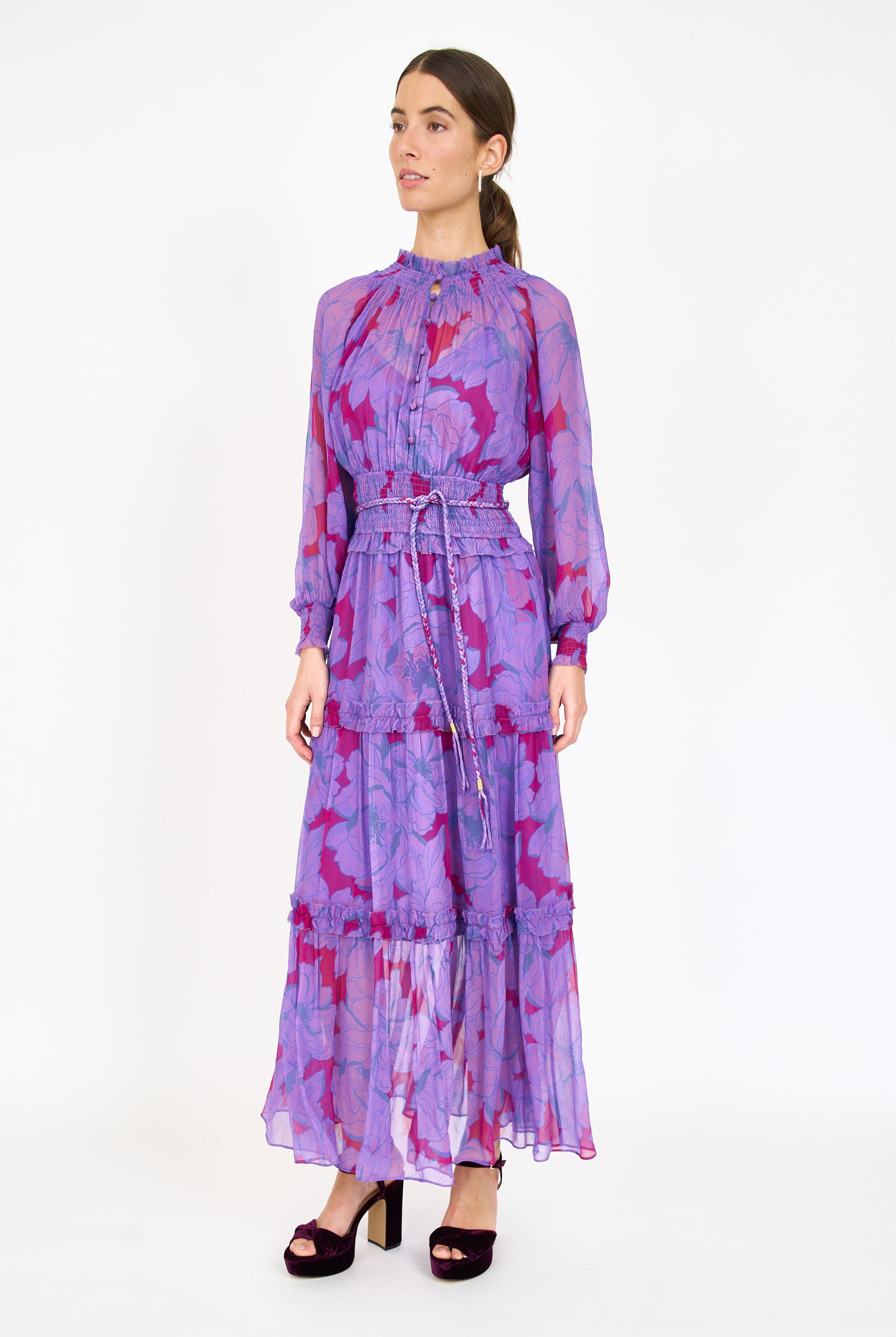 Florence Dress - Vibrant Bloom