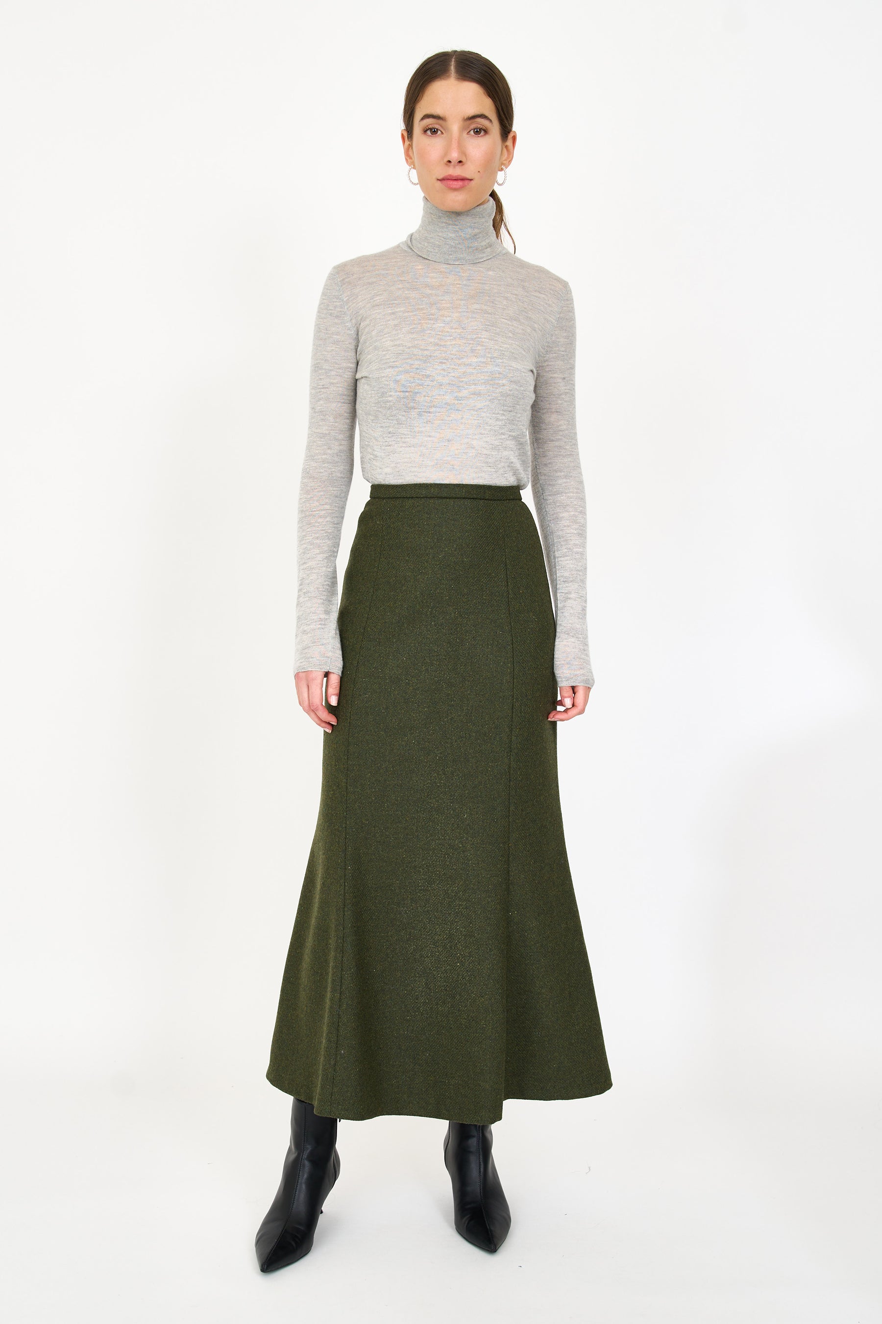 Lena Skirt - Army Green