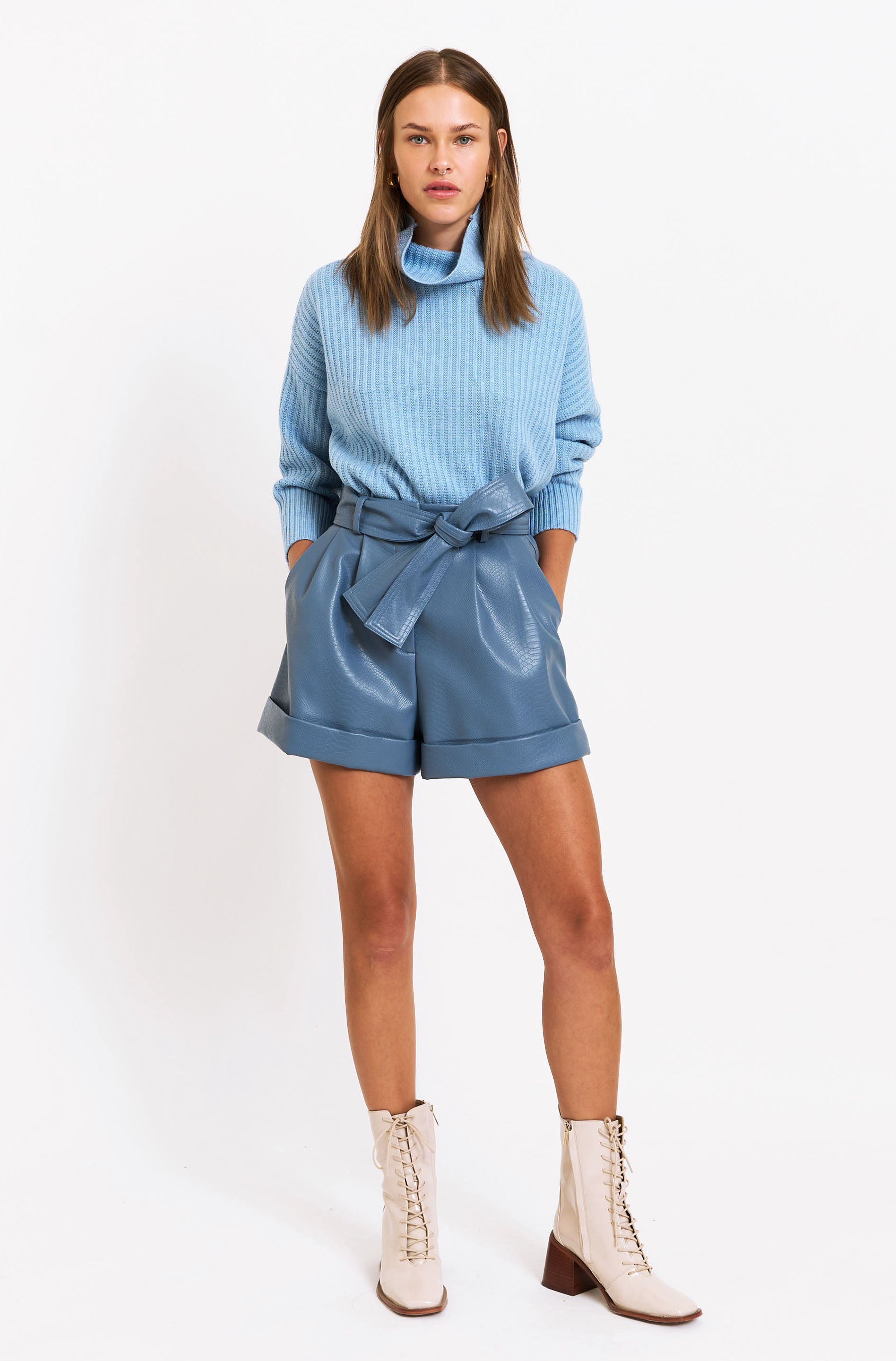 Everly Sweater - Baby Blue
