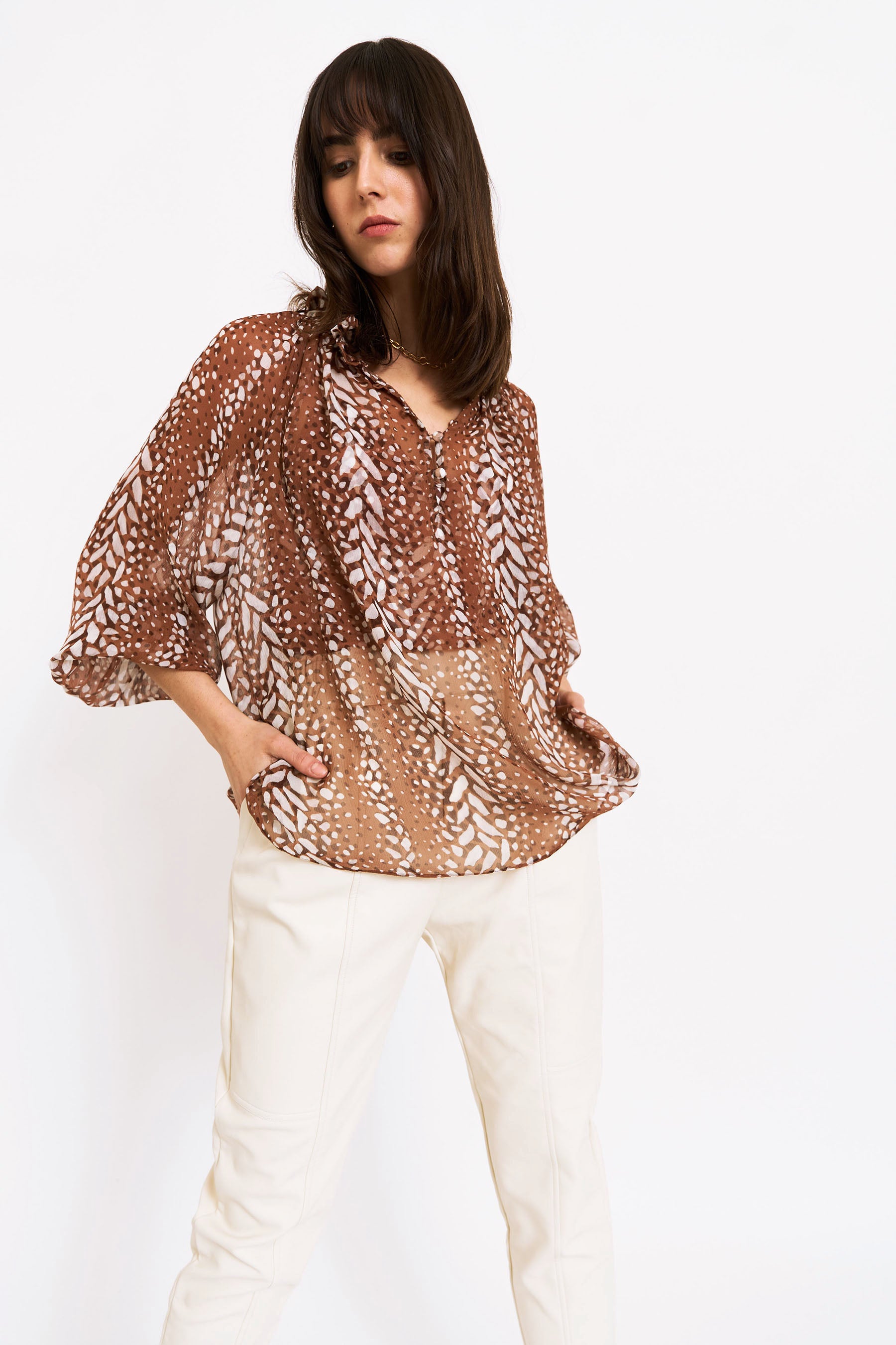 Karla Blouse - Fawn