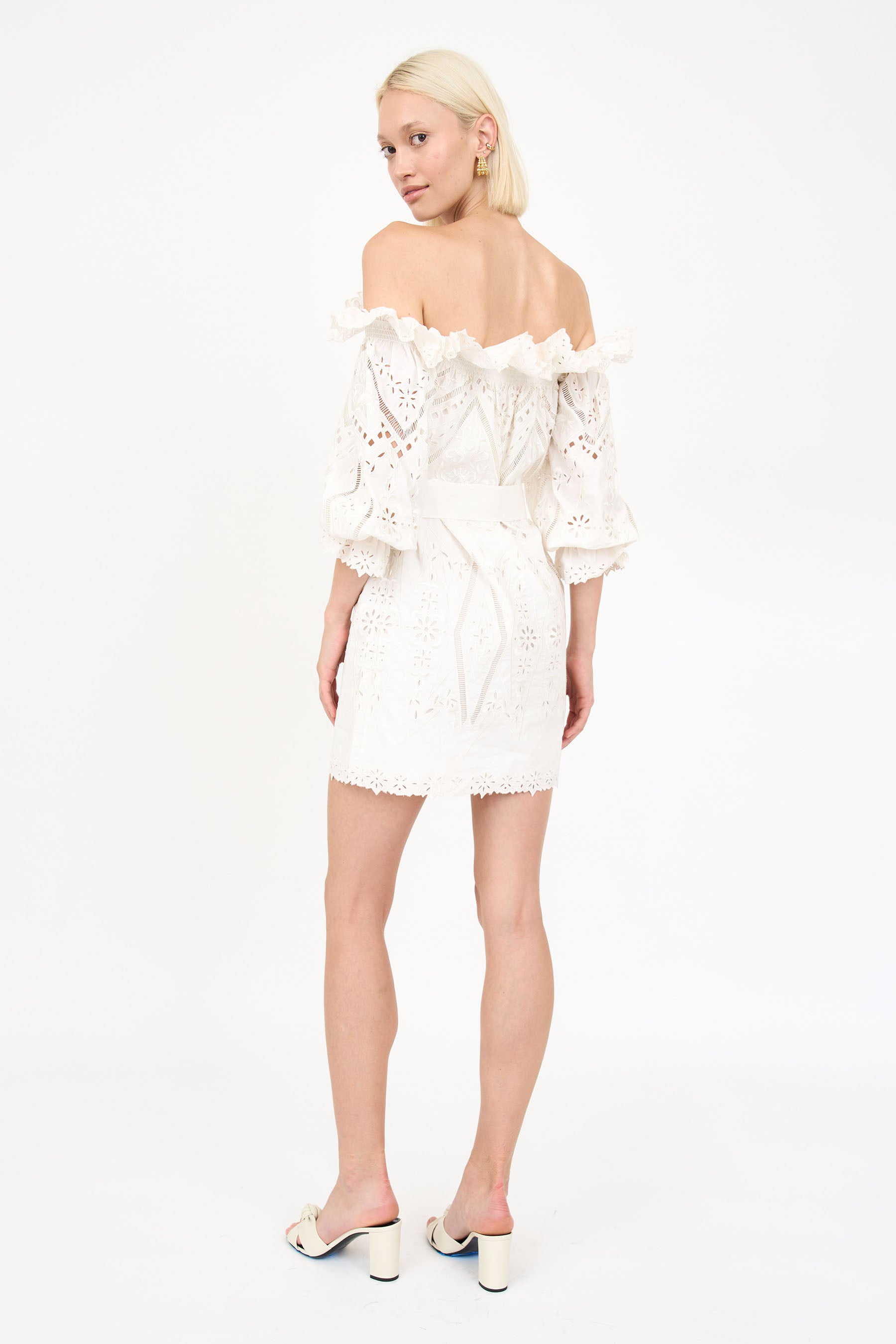 Susu Dress - Blanc Embroidery