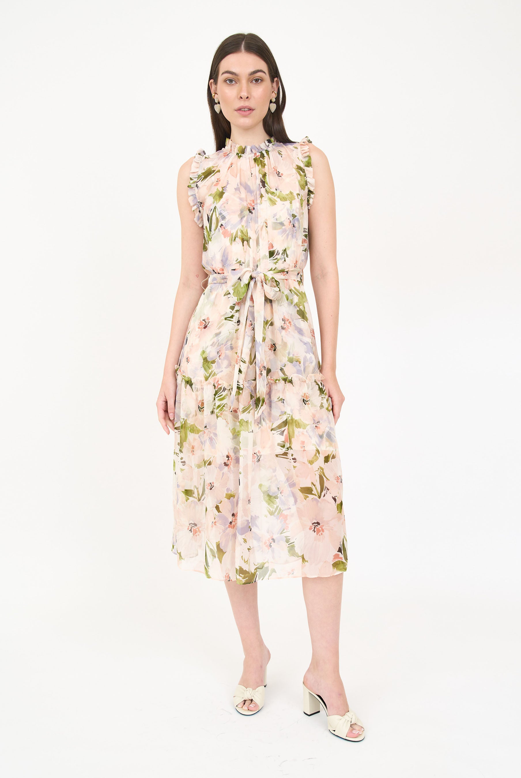 Gemma Dress - Lilac Floral