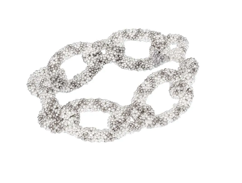 Big Chain Bracelet- Silver/Platinum